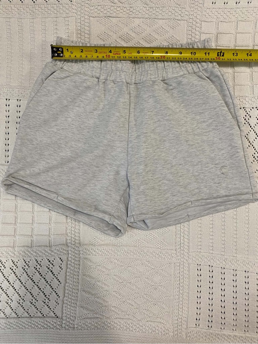 ZYIA Light Gray Women's Athletic Drawstring Shorts